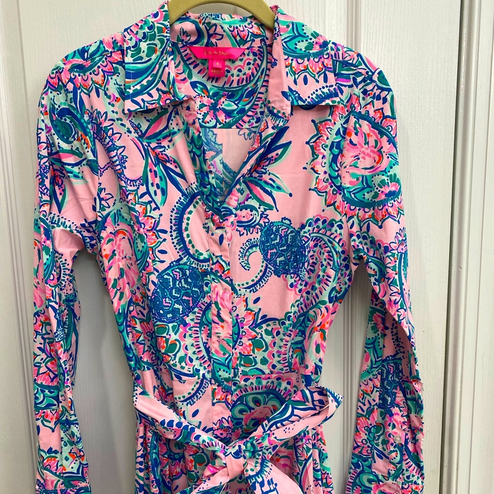 Lilly Pulitzer Mira Midi Shirtdress